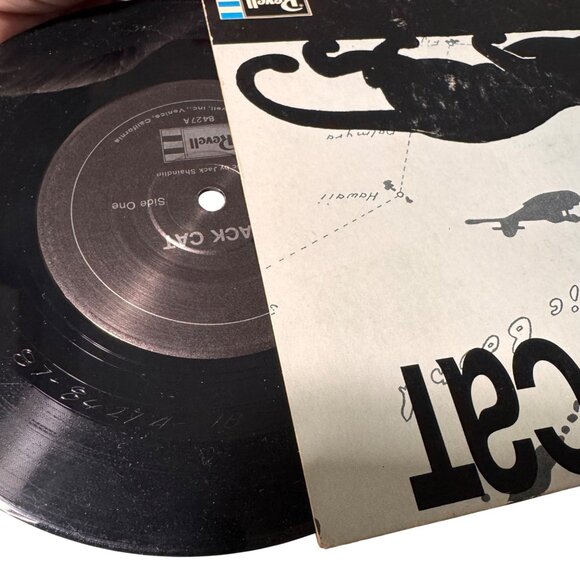 Revell Black Cat South Pacific Bound 33-1/3 Vinyl 7" Record 1969 87-8427-B - Picture 5 of 9